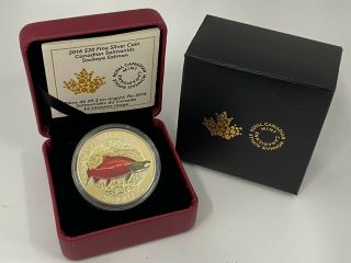 2016 Canada 20 Dollars Fine Silver Coin Arctic Char