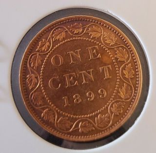 1899 Canada One 1 Cent | Copper - Red | Grade