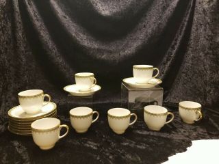 (8) Vintage Antique China Wm Guerin & Co Limoges France Demitasse Tea Coffee Cup