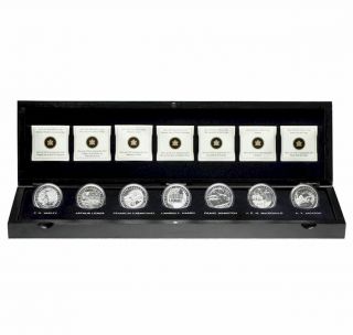 2012 - 2013 $20 Fine Silver 7 - Coin Set - The Group Of Seven
