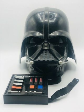 2004 Lucas Films Hasbro Star Wars Darth Vader Talking Helmet Collectors Toy