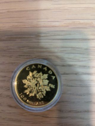Canada 1986 100 Dollar 1/2 Ounce Gold Coin