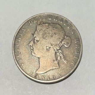 Canada 1901 50 Cents Km 6 Very Low Mintage F