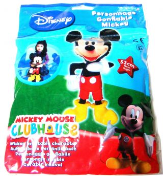 Kids Mickey Mouse Blow Up Inflatable Plastic Toy Doll