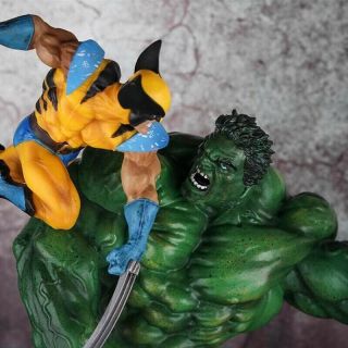 Hulk Vs Wolverine Superhero Collectible 1/6 Action Model Statue Figure No Retail