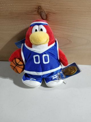 Disney Club Penguin Series 3 Basketball Player W/unused Code Rare Chase