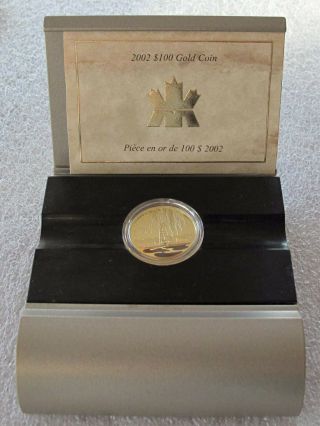 2002 Canada $100 Dollars Gold Coin Oil & Petroleum Industry Proof