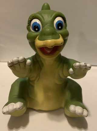 Vtg The Land Before Time Ducky Dinosaur Hand Puppet 1988 Pizza Hut Toy