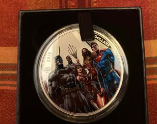 2018 $30 Fine Silver Coin Justice League The World’s Greatest Heroes 422