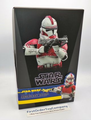 Star Wars Hot Toys Coruscant Guard Shock Trooper Tms025 1/6 Scale Figure