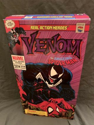 Rah Venom Spider - Man 1/6 Scale Figure Doll Medicom Comic Version