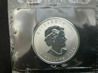 2004 Canada $5 1oz Taurus Privy Mark Silver Maple Leaf coin Zodiac series 2