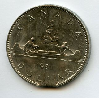 1981 Clip Planchet Error Nickel Dollar