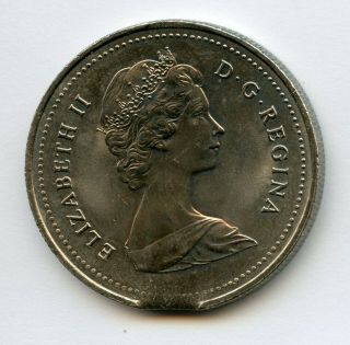 1981 Clip Planchet Error Nickel Dollar 2