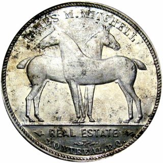 Montreal Quebec Canada Good For Token James M Mitchell Real Estate Horse