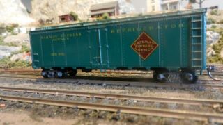 Athearn Ho Steel Side Reefer Railway Express Agency (rea),  Upgraded,  Exc.