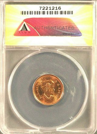 2006 Canadian Penny No P No Logo Magnetic Ms 62 By Anacs With Secondary Error