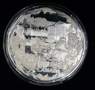 2008 Canada $250 Kilo Fine Silver Coin Vancouver Olympics | Ngc Pf68 Ultra Cameo