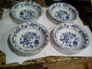 Blue danube 4 piece soup bowl set 3