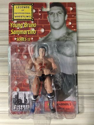 Legends Of Professional Wrestling Bruno Sammartino.  Bloody