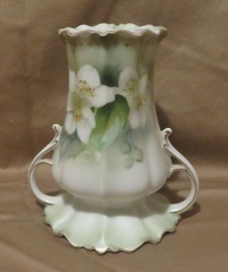 Antique Rs Prussia/royal Vienna Sugar Shaker - Muffineer/floral/gold Trim - Mold 781