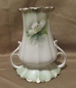 Antique RS Prussia/Royal Vienna Sugar Shaker - Muffineer/Floral/Gold Trim - Mold 781 3