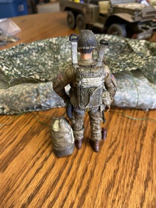 21st Century Toys,  Bbi 1/18 1:18 Scale Ww2 D Day Paratrooper With Parachute 2