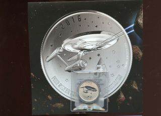 2016 Canada $20 For $20 Star Trek Enterprise 1/4oz Silver 20for20 Series 862