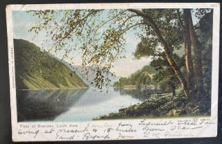 1903 Taynuilt England Picture Postcard Cover To Ningpo China Pass Of Brander