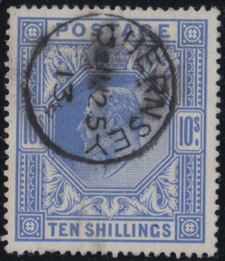 Sg 319 10/ - Bright Blue M54 (1) In Vfu Very Attractive Dated Guernsey Cds Cancel