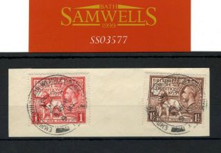 Gb Kgv Wembley 1925 First Day Cover Piece Empire Exhibition Special Cds Ss3577