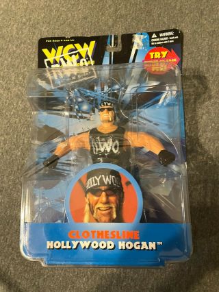 1998 Wcw Nwo Clothesline Hollywood Hogan Wrestling Action Figure