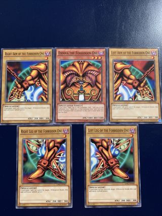 Yu - Gi - Oh Exodia The Forbidden One Complete Set - Common