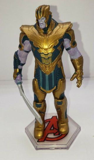 Thanos Pvc Figurine Cake Topper Figurine 4 " Marvel Avengers Endgame Collectible