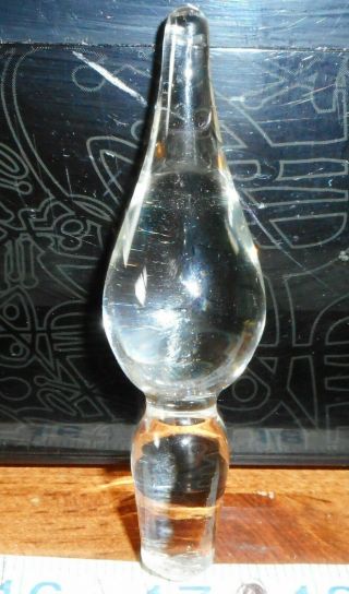 920 ? SMALL BLENKO GLASS CRYSTAL COLORED STOPPER 4 A DECANTER 3