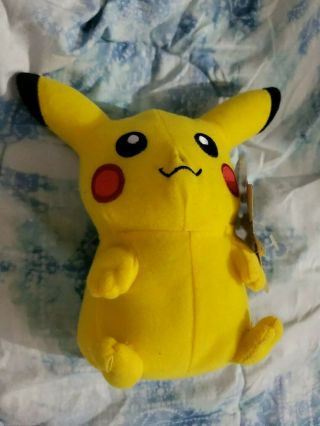 Pokemon Pikachu Plush Toy Factory Stuffed Animal Small Plushie 7 " Yellow