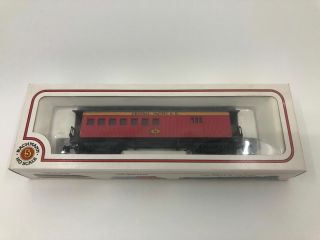 Bachman Central Pacific R.  R.  3 Old Time Coach/passenger Car Ho Scale
