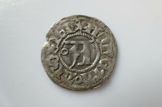 Sweden Medieval Silver Coin,  Sten Sture D.  ä.  1470 - 97 1/2 örtug,  Västeras.