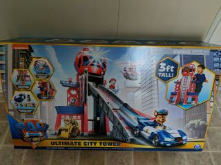 Paw Patrol The Movie Ultimate City Tower Transforming Playset 3 Feet Tall