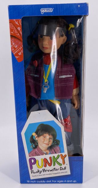 Vintage 1984 Punky Brewster Doll Galoob 18 Figure Cuddle Toy Play Girl