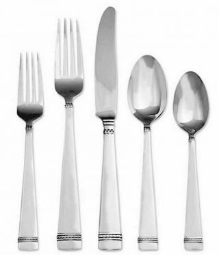 Vera Wang Wedgwood With Love 5 Piece Place Setting Stainless Flatware