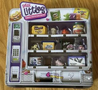 Shopkins Real Littles Vending Machine 4 Surprises Klondike Skecher Fudge Stripes
