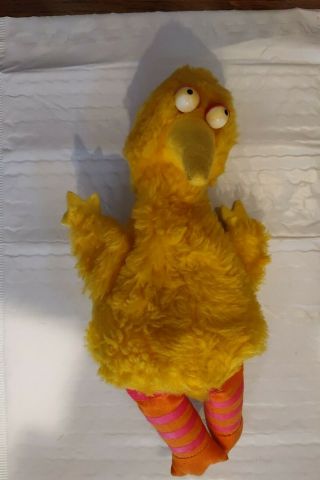 Vintage 1970s Knickerbocker Sesame Street Big Bird Stuffed Toy
