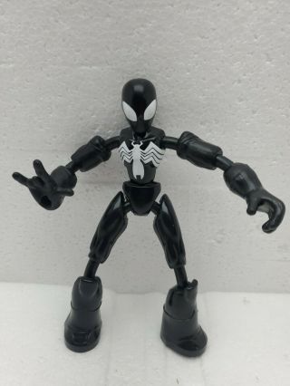 Marvel Spiderman Bend And Flex Black Suit Spiderman