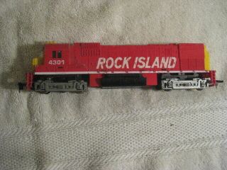 Tyco Ho Scale Rock Island 4301 Diesel Locomotive