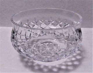 Waterford Vint Crystal Comeragh Pattern 7.  5 " Footed Bowl Ireland Cond
