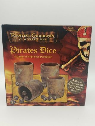 Pirates Of The Caribbean At Worlds End Pirates Dice Game 100 Complete