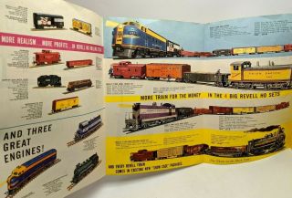 Revell Ho Electric Trains Advertising Sales Brochure 1960s?