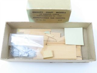 Ho Scale Quality Craft Models Kit 316 Prr Pennsylvania N6b Caboose 34