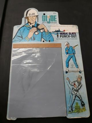 Vintage 1965 G.  I.  Joe Action Sailor Magic Slate Punch - Out Watkins Strathmore Co